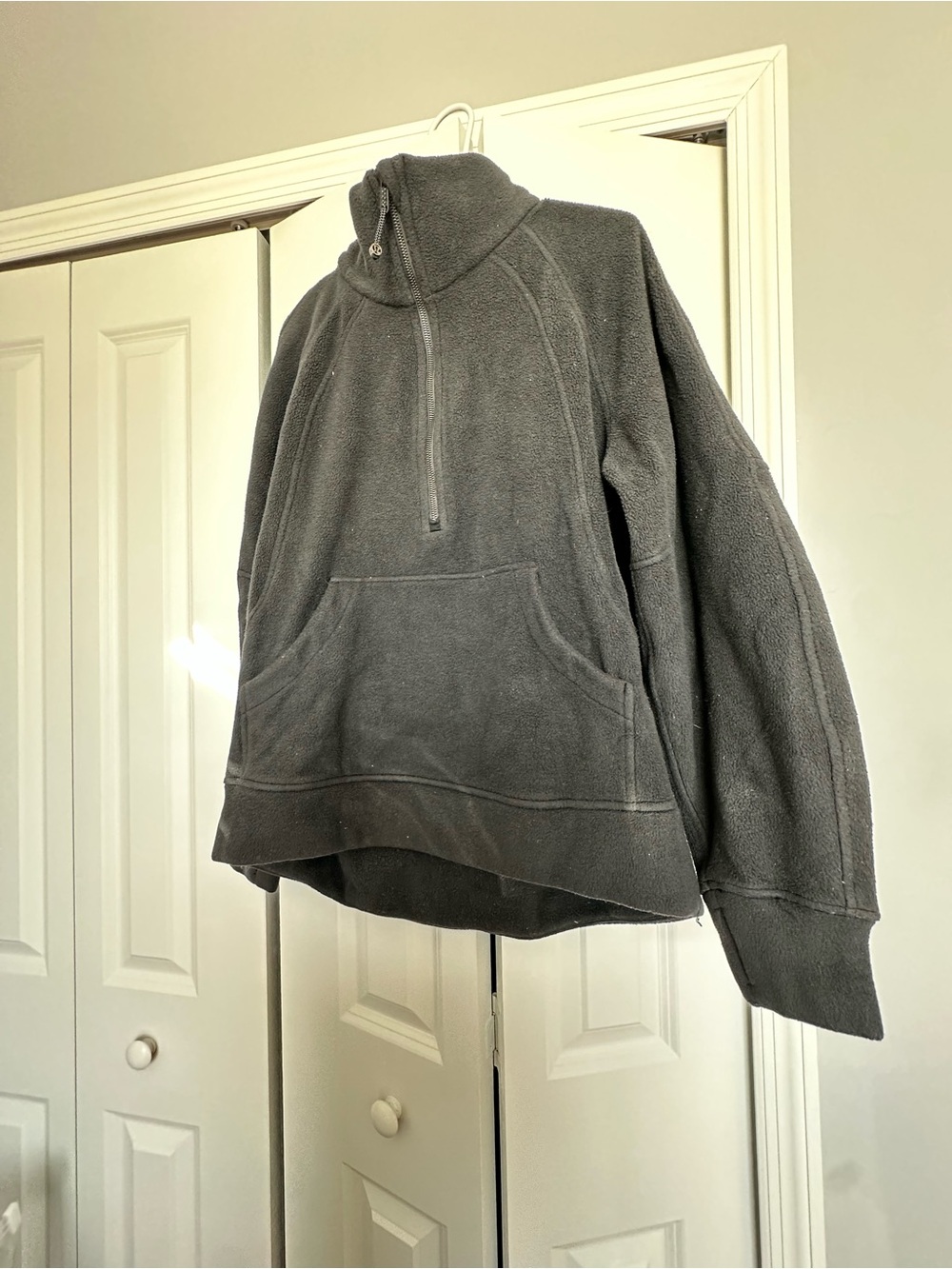 Scuba Tumbled Fleece Funnel Neck Half Zip M/L